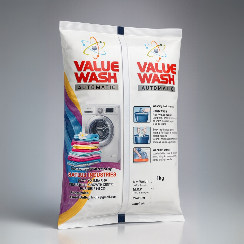 value wash premium detergent powder